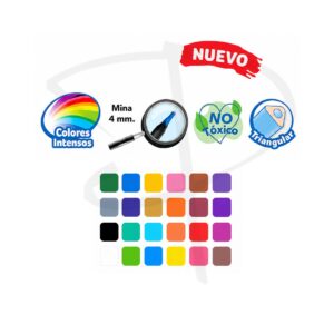 Alternative view of Colores supersoft - Layconsa - 24 unidades
