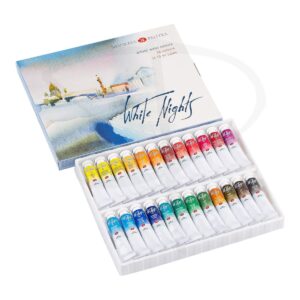 Acuarelas en tubo - White Nights - 24 unidades, 10 ml