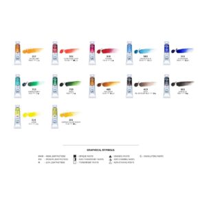 Alternative view of Acuarelas en tubo – White Nights – 12 unidades, 10 ml
