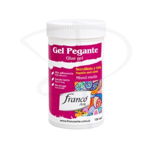 Gel pegante para tela y servilleta - Franco Arte - 120 ml