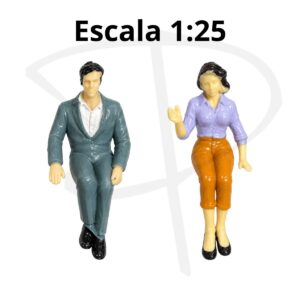 Monigotes a colores en escalas - 1:25