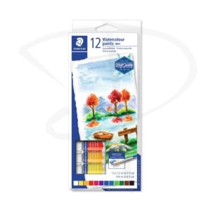 Acuarelas en tubo - Staedtler - 12 unidades, 12 ml