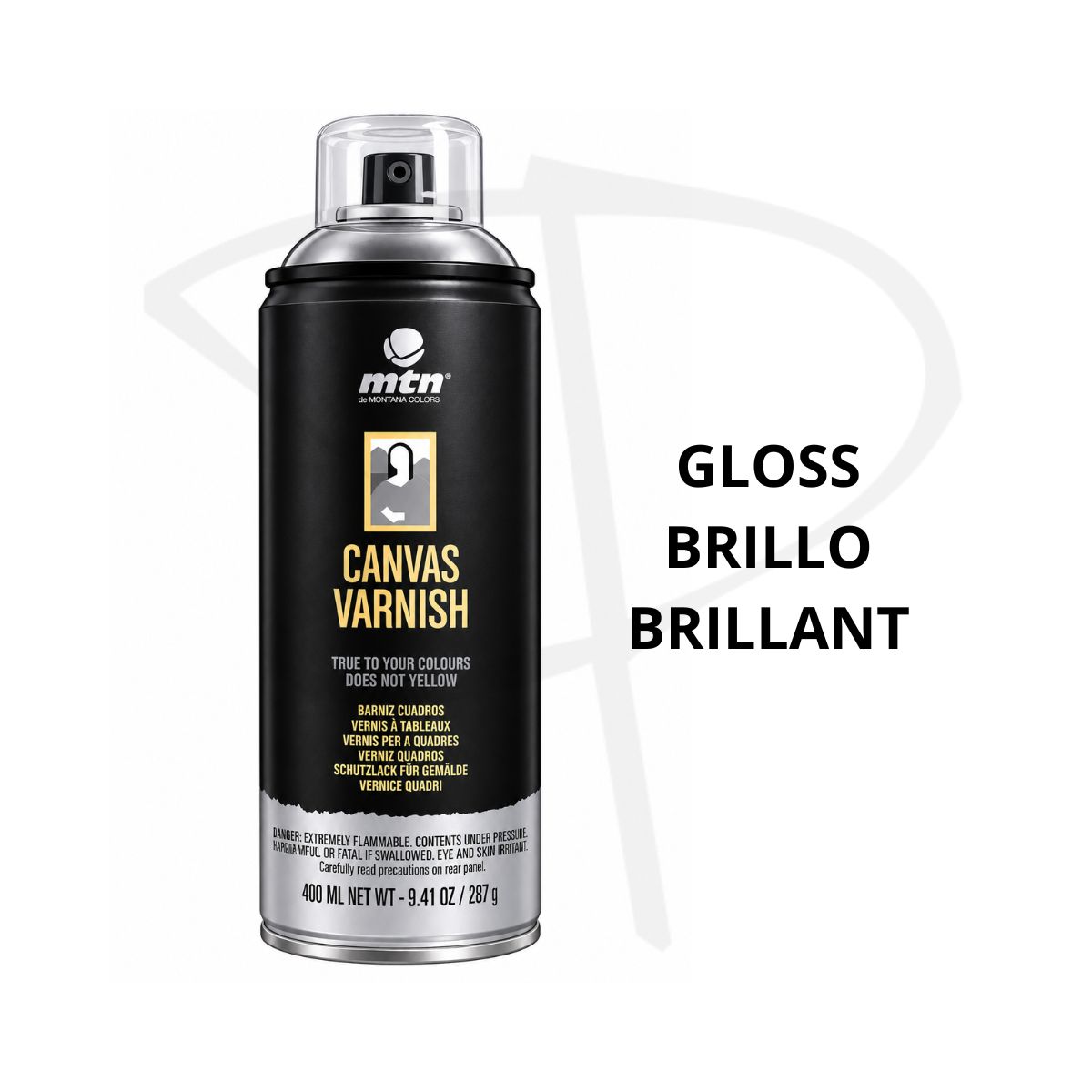 Spray Barniz brillante para oleo - Montana - 400 ml