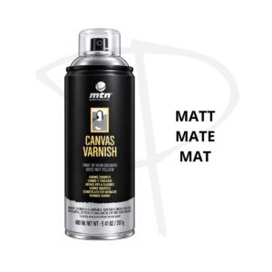 Spray Barniz mate para oleo - Montana - 400 ml