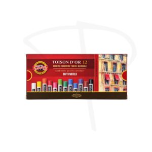 Tiza pastel redonda - Koh I Noor Toison D or- 12 unidades