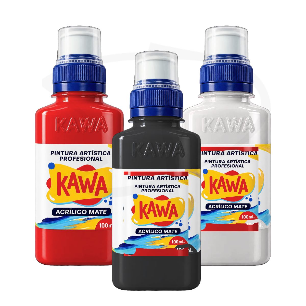 Pintura acrilica mate - Kawa - 100 mlf